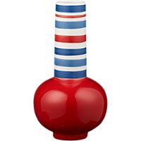 cirque red vase