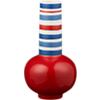 cirque red vase