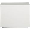 city slicker white side table