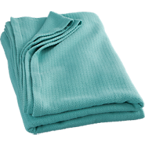 classic aqua blanket