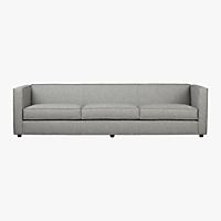 club grey 3-seater sofa