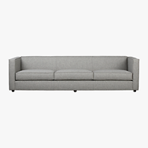 club grey 3-seater sofa