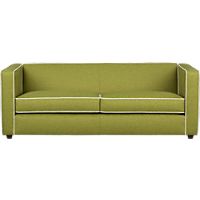 club moss sofa with piping