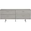 concrete low dresser. 59"Wx20"Dx24.75"H