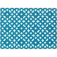 corte peacock placemat