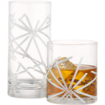crackle barware