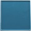 crewcut square peacock appetizer plate. 5.75"sq.x.25"H