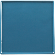 crewcut square peacock appetizer plate