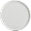crewcut round white appetizer plate. 4.75"dia.x.25"H