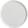 crewcut round white appetizer plate