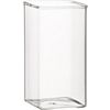 cuboid 6" vase. 3.1"sq.x6"H