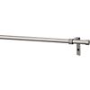curtain rod set. .5"dia.x48"–88"W
