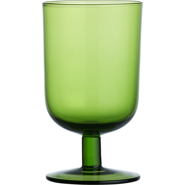 CurveWineGlassGreen13ozS13