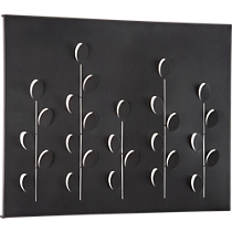 cut leaves wall hanging