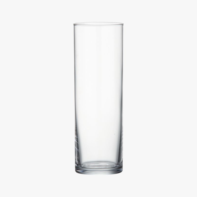 cylinder clear champagne flute CB2