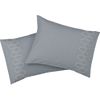 set of two d'abeille standard shams. 20"Wx26"L
