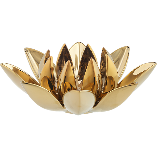 DahliaCndlhldrGold2pcF12