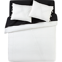 deconstructed bed linens