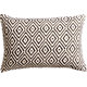 diamond lattice 18"x12" pillow with feather-down insert