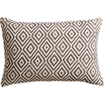 diamond lattice 18"x12" pillow