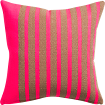 division neon pink 20" pillow