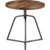 dot acacia side table-stool