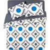dot trellis bed linens