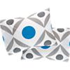 set of 2 dot trellis standard shams