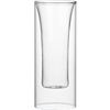 double walled vase. 3"dia.x8"H