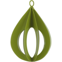 drop sculpture green ornament