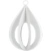 drop sculpture white ornament