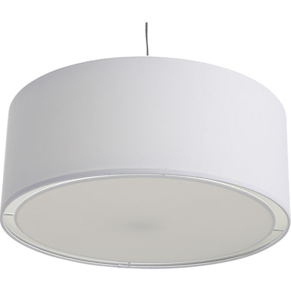 eden white pendant light CB2