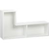 elston white modular shelf. 33.5"Wx7.5"Dx19"H