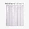 clear shower curtain liner.