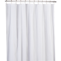 eva white shower curtain liner