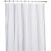 eva white shower curtain liner
