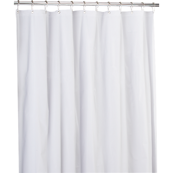 EvaShowerCurtainLinerWhtS9