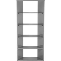facet grey bookcase