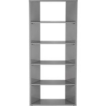 facet grey bookcase
