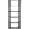 facet grey bookcase