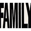 family black and white rug 8'x10'
