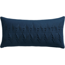 felt diamonds blue green 23"x11" pillow