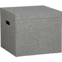 grey felt file box