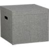 grey felt file box