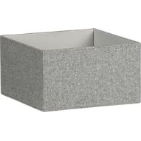 grey felt open storage box