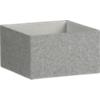 grey felt open storage box