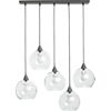 firefly pendant lamp. overall: 24"Wx6"Dx29"Hcanopy: 24"Wx6"Dx.75"Hcords: 15"–29"