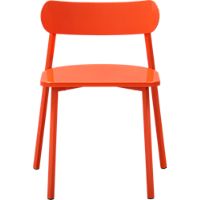 fleet hot orange chair