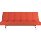 flex sleeper sofa in orange.