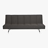 flex sleeper sofa in gravel. overall: 80"Wx37.5"Dx33.5"Hseat: 15"Hbed: 80"Wx49"Dx15"H